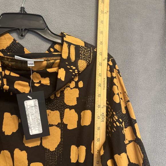 NWT Bryn Walker Etta Organic Cotton Poplin Cowl Neck Tunic Top Size XXS Artsy - Picture 8 of 9